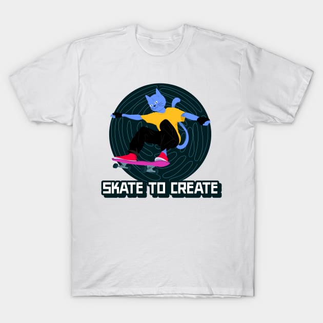 Skate to create skating T-Shirt by E-Skateboardsgermany